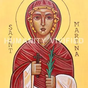 St Marina Coptic Icon